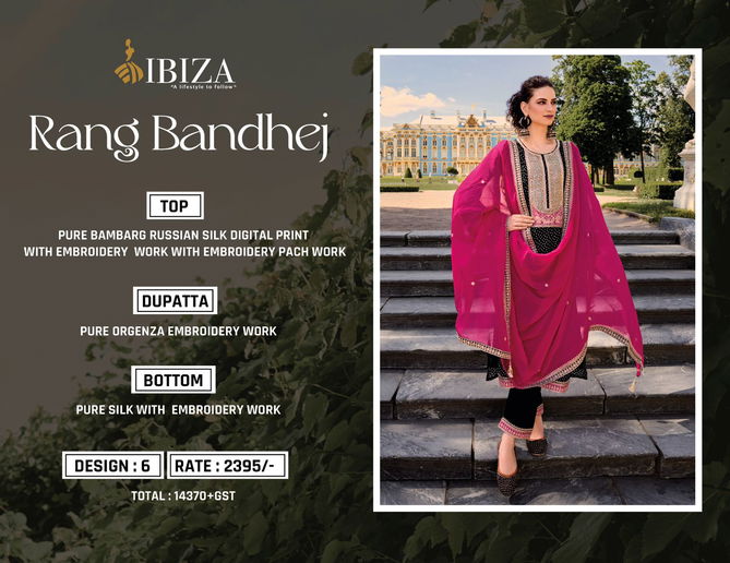 Rang Bandhej By Ibiza Russian Designer Salwar Kameez Wholesale Price In Surat
